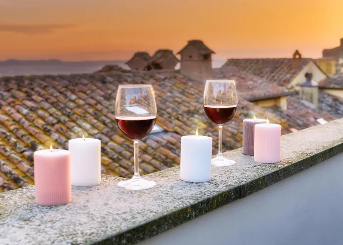 Terrazza Silena, Centro Storico Con Vista Cortona! Appartamento Cortona