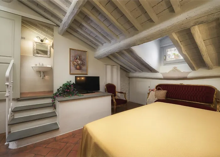 アパート Terrazza Silena, Centro Storico Con Vista Cortona! *